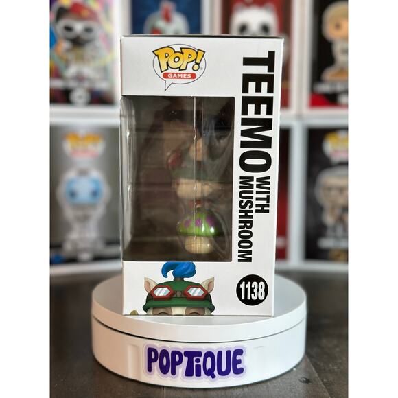 League of Legends Teemo with Mushroom Funko Pop! and Buddy #1138 - Picture 2 of 6